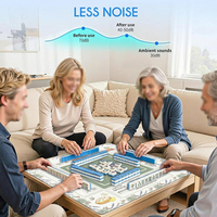 Tapis de Mahjong en néoprène de 33 pouces, tapis de table de Mahjong américain, imprimé floral de luxe, prix d'usine