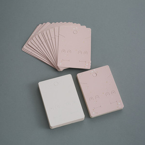 Set di <span class=keywords><strong>gioielli</strong></span> con Logo personalizzato in tre pezzi collana anello in colore rosa carino con borsa e carta di imballaggio - Product Image 4