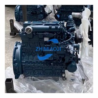 Accessoires de machines de construction, moteur diesel complet d'excavatrice d'origine neuf, assemblage de moteur V2203 V2403 pour Kubota