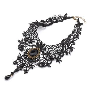 <span class=keywords><strong>Collier</strong></span> sexy à grosses perles fantaisie, fleurs et gouttes d'eau en cristal pour <span class=keywords><strong>femme</strong></span>, bijoux de fête, cadeaux - Product Image 3