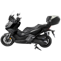 Boîte à bagages arrière pour moto SPD PP 50L, coffre de rangement parfaitement adapté à la Honda ADV350, accessoire compatible OEM avec porte-bagages arrière
