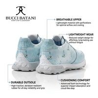 Chaussures de marche bleu clair à motif crocodile, baskets décontractées pour femmes