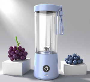 Licuadora Portátil Recargable por USB, 400 ml, Libre de BPA, Grado Alimenticio, 6 Cuchillas, Trituradora de Hielo, Resistente, Fácil de Limpiar, 2 en 1 - Product Image 3