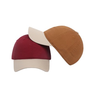 Custom Business Logo <b>Leaf</b> Design Embroidery Unstructured 6-Panel Cotton Broadcloth Low Profile Snapback Baseball Cap Adjustable - Product Image 3