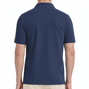 Camiseta de Manga Corta con Botones para Hombre, de Alta Gama, ODM, Poliéster, Logotipo Personalizado - Product Image 2