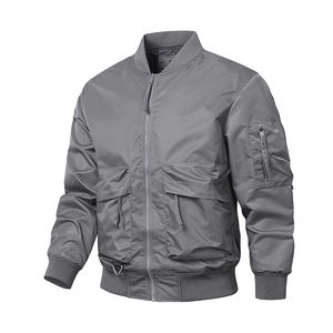 Chaqueta de trabajo para hombre, otoño e invierno, transpirable, estilo piloto, uniforme de béisbol, para actividades al aire libre, para mantener el calor y la comodidad. - Product Image 1