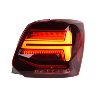 Feux de voiture pour Volkswagen Polo 2011-2018, version Q2 améliorée, feux arrière LED, feux stop, style automobile