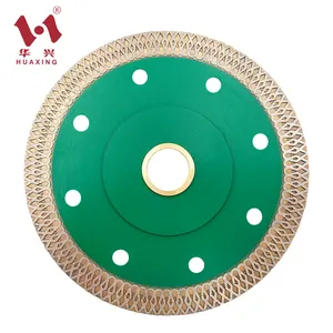 Disco de corte de diamante de alta calidad OEM, hoja de sierra de corte Turbo fina de malla de 115/125/180/230mm para disco de corte de azulejos de porcelana