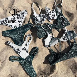 Traje de Baño Personalizado Profesional OEM con Diseño de Logotipo, Bikini Estampado, Traje de Baño Reciclable - Product Image 2