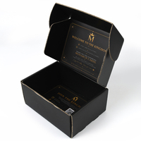 Boîte d'expédition en carton ondulé découpée sur mesure avec insert en papier kraft premium pour emballage cadeau d'abonnement cosmétique