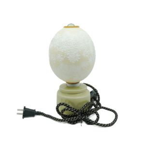 Tay chạm khắc thiết kế mới đà điểu trứng bàn đèn mạnh mẽ và bền đèn cho trang trí nội thất - Product Image 4