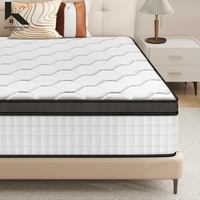 Matelas d'hôtel confortable Queen Size, luxe, mousse intelligente, ressorts ensachés, écologique, moderne, orthopédique, pour chambre d'hôpital, mobilier de maison