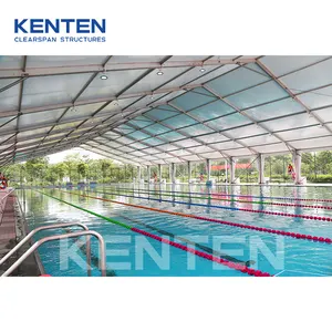 KENTEN 프로젝트 30x55 알루미늄 수영 코트 텐트 야외 PVC 수영 프레임 수영장 수영장 수영장 용 텐트 커버