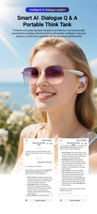Nuevas gafas de moda con protección UV GY200 que reconocen automáticamente las gafas de <span class=keywords><strong>traducción</strong></span> para hombres AI Dialogue Think Tank gafas inteligentes - Product Image 4