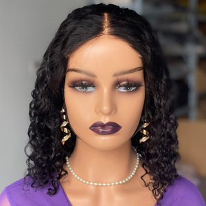 Perruques <span class=keywords><strong>Bob</strong></span> Lace Front HD Transparentes Sans Colle, Vente en Gros Usine, Nœuds Blanchis 5x5, 12 Pouces, Ligne de Cheveux Naturelle, Cheveux Humains Personnalisables - Product Image 2