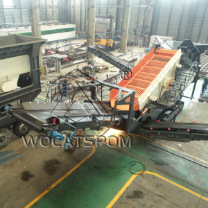 Máy sàng lọc tổng hợp quặng bán chạy nhất, giá cả cạnh tranh của wocatspom: Màn hình rung gắn trên bánh xích 720tph - Product Image 2