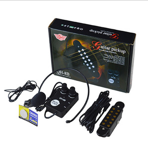 גיטרה עץ hq חור קול טנדר גיטרה עם כבל חיבור - Product Image 1