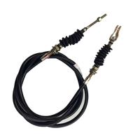 Ensemble de câbles de commande d'accélérateur manuel, numéro OE WG9725570002 Compatible avec SINOTRUK HOWO-7, HOWO A7, HOWO 10 Camion malaxeur lourd