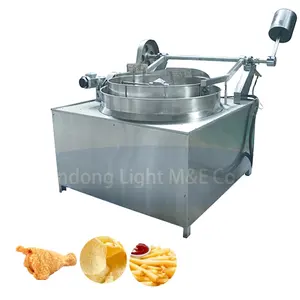 Food Grade 304 Stainless Steel Potato Chips Batch Fryer China Machinery