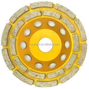 Disco Abrasivo de Diamante de Doble Fila PANGO de 7 Pulgadas (180 mm) para Amoladora Angular, Grano 45, Grosor 7.5 mm, Alta Calidad - Product Image 1