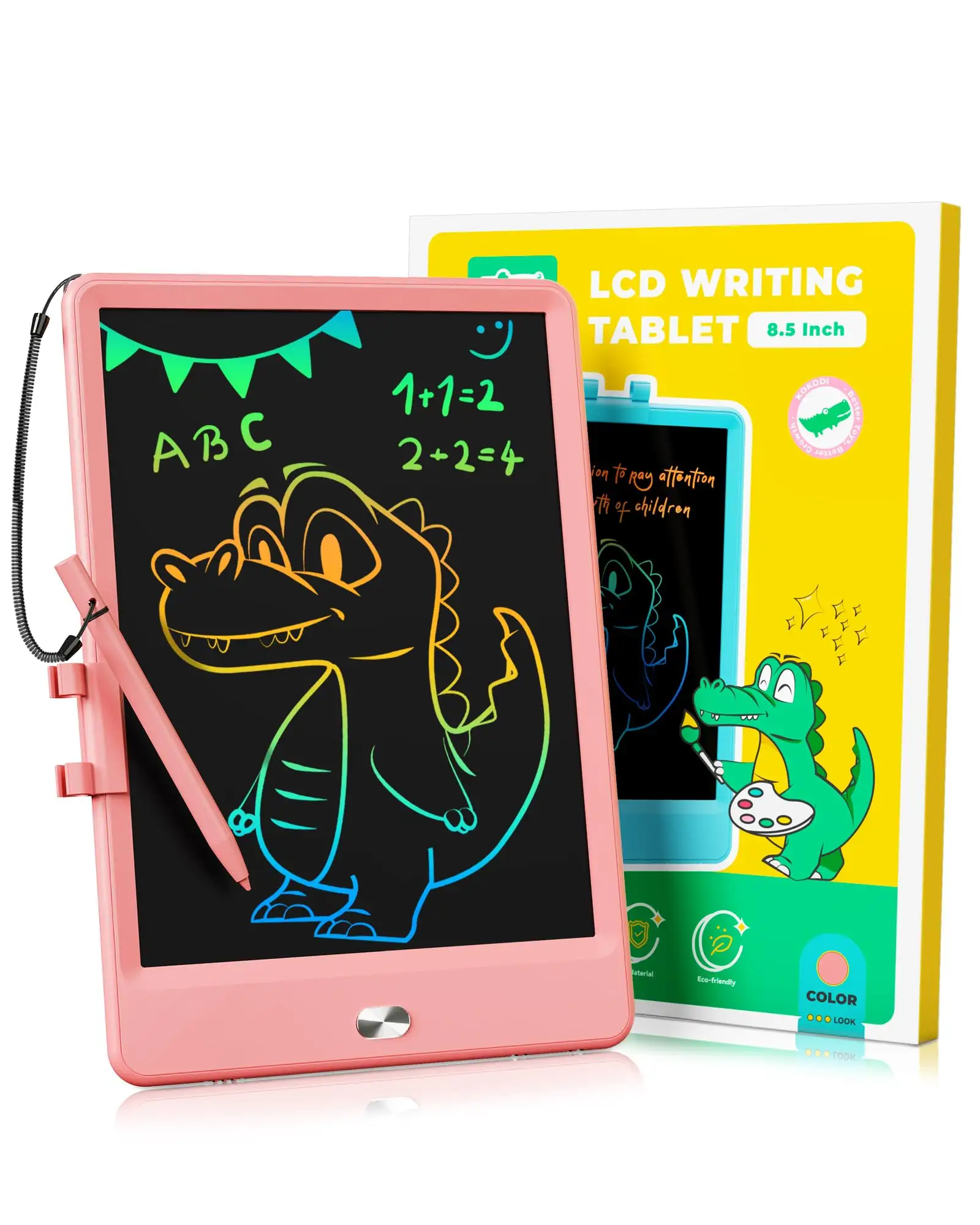 LCD Escrita Tablet 8.5 Polegada Criança Doodle Placa de Desenho Tablet Apagáveis Reutilizáveis Almofadas de Desenho Eletrônico para 3-6 Menino e Meninas