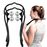 Outil de massage musculaire des tissus profonds à main pour outil de massage des points d'auto-pression du cou