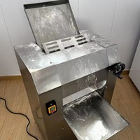 Machine à pétrir la pâte industrielle en acier inoxydable, rouleau à pâte pliable, presse à pâte commerciale pour boulangeries et transformation alimentaire