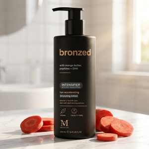 Crema Bronceadora Natural Oscura, Loción Intensiva para Bronceado con Vainilla, Péptidos de Zanahoria, DHA, Mantequilla Aceleradora del Bronceado, Gel Acelerador del Bronceado - Product Image 1