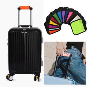 Funda Protectora para Asa de Maleta, Identificador de Equipaje, Correa de Neopreno Cómoda y Brillante con Etiqueta Oculta para Aeropuerto - Product Image 1