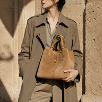 Sac à main de luxe en cuir véritable personnalisé d'usine en de veau pour femmes poignée supérieure sacs à main de mode vintage