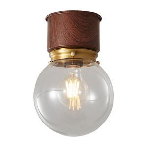 Plafonnier en verre Youyue de style américain rétro, ambiance nostalgique du milieu du siècle, pour couloir, entrée, hall, balcon - Product Image 4