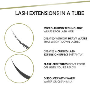 Venta al por mayor de rímel de fibra 3D negro no pegajoso logotipo propio maquillaje voluminizador extensiones de pestañas recubrimiento rímel logotipo personalizado - Product Image 5