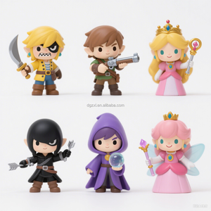 Personalizado 6 unids/set juego japonés dibujos animados PVC figuras de acción Modelo figura de juguete <span class=keywords><strong>Anime</strong></span> Legends Zeld ODM uso para coleccionar - Product Image 2