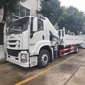 รถบรรทุกอีซูซุ 4*2 แบบพื้นเรียบพร้อมเครนพับได้ รถบรรทุกติดเครนแบบพับเก็บได้ - Product Image 6