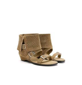 Sandales à bride unique en cuir véritable pour femme, avec logo personnalisé, dernier design, <span class=keywords><strong>chaussures</strong></span> décontractées et bottines tendance - Product Image 4