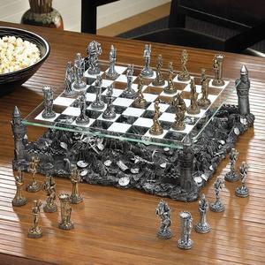Ensemble de jeu de stratégie classique, en polyrésine/résine, Renaissance, échecs chevalier - Product Image 3