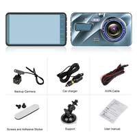 Fabricant de voiture DVR enregistreur vidéo HD GT900 enregistrement en boucle enregistreur avant arrière double caméra Dash Cam pour voiture