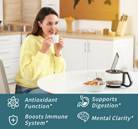 Complément alimentaire en capsules de poudre de feuilles de Moringa en marque privée OEM, soutient la santé des articulations et la fonction antioxydante