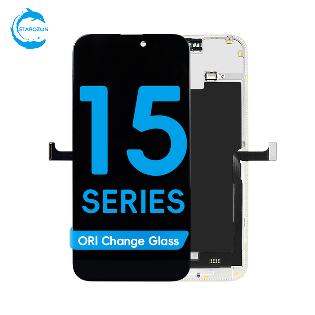 STAROZON Master Grade Refurbished Mobile Phone Screen for iPhone 15 Plus Pro Max Factory Panel Seamless Bezel Alignment