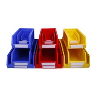 Boîte de rangement industrielle en plastique PP empilable multifonctionnelle, durable, 35L, écologique, 10kg, pour entrepôt et bureau