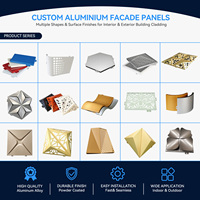 Panneau triangulaire en aluminium découpé au laser à motif de branches, maille perforée pour revêtement de façade métallique pour l'extérieur de bâtiments sculpturaux