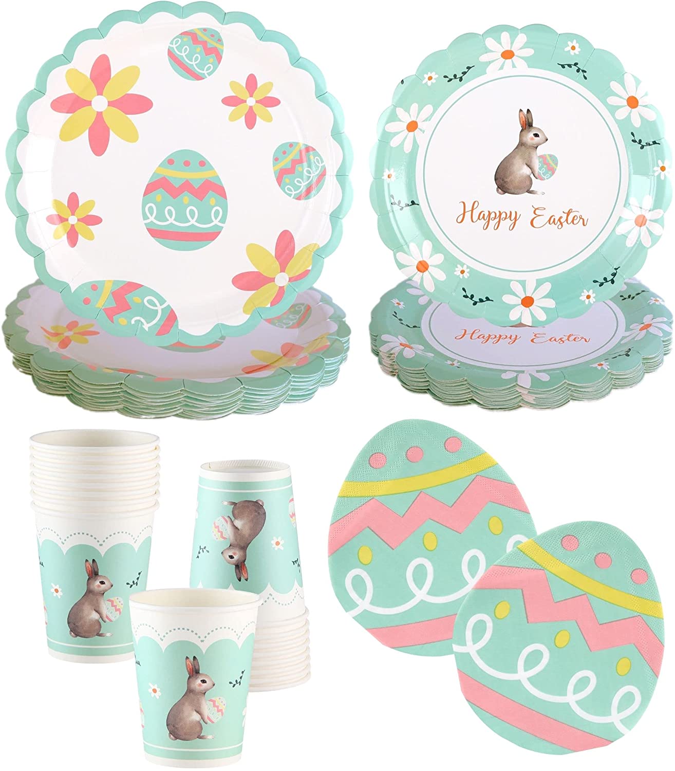 Thème de Pâques : Lapin aux œufs