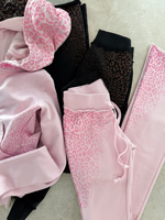 Vêtements d'hiver pour femmes, nouvelles arrivées 2026, pantalon de survêtement et sweat-shirt à imprimé léopard, ensemble streetwear pour femmes, ensemble de survêtement 2 pièces