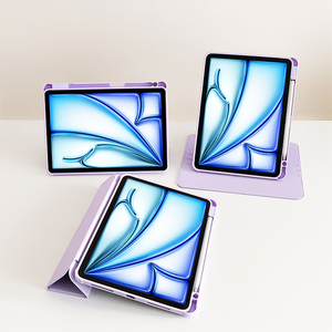 Coque rigide antichoc transparente pour <span class=keywords><strong>iPad</strong></span> Rotation Case Air <span class=keywords><strong>Pro</strong></span> <span class=keywords><strong>11</strong></span> 12.9 13 <span class=keywords><strong>pouces</strong></span> étuis de support 4ème 5ème 6ème 7ème 8ème 9ème 10ème <span class=keywords><strong>génération</strong></span> - Product Image 6