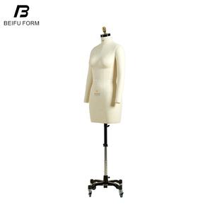 Beifuform mujer tamaño europeo <span class=keywords><strong>40</strong></span> medio cuerpo vestido forma maniquí con brazos desmontables ropa modelo de sastrería para modista - Product Image 4