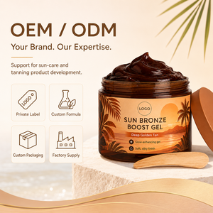 Gel Accélérateur de Bronzage Riche en Huile de Coco et Vitamine E, Favorise le Bronzage Naturel, Nourrit la Peau, Lisse et Confortable - Product Image 1