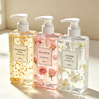 Gel Douche Hydratant Éclaircissant Parfumé Longue Durée Osmanthus Rose Jasmin Nettoyage Profond SPA OEM