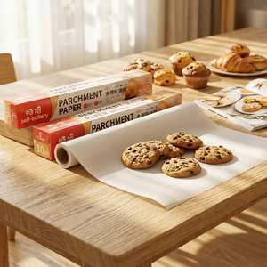 Rouleau de papier sulfurisé double face en gros, outils de pâtisserie personnalisés, rouleaux de papier sulfurisé 40 g/m² - Product Image 1