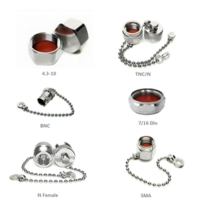 Universal Dust Caps For 2.5mm Ferrules - 100 Pack Clear Caps For FC/SC/ST Connectors