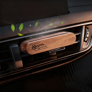 Ambientador en Gel para Vehículos y Hogar, Difusor Cuadrado Negro, Clip para Ventilación de Coche, Perfume para <span class=keywords><strong>Auto</strong></span> - Product Image 1